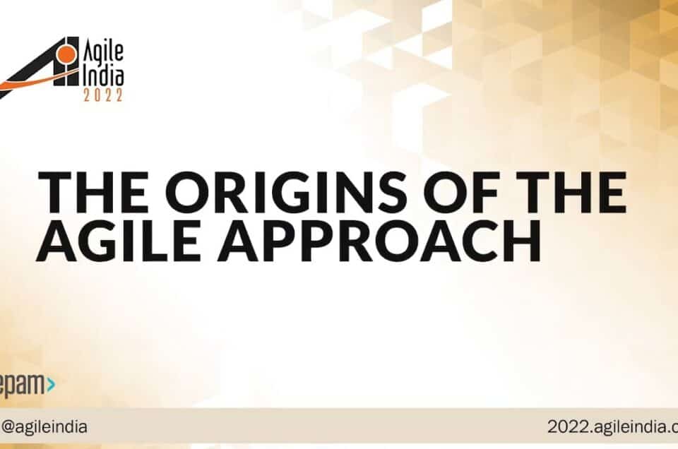 The origins of the Agile approach – Tom Gilb